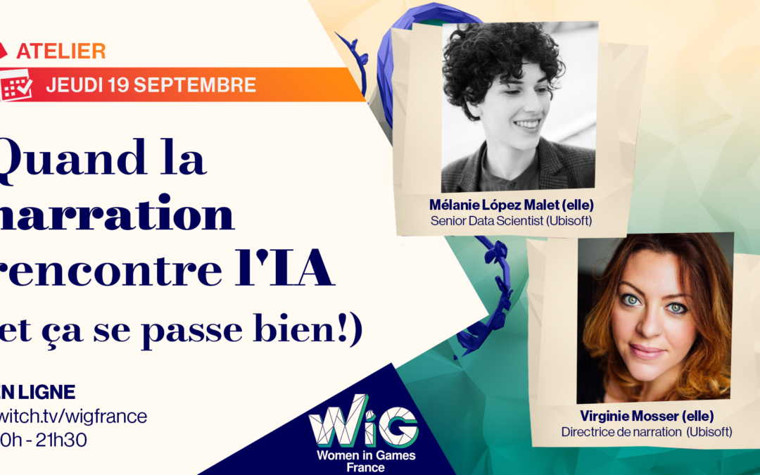 Conférence « Quand la narration rencontre l’IA (et ça se passe bien!)