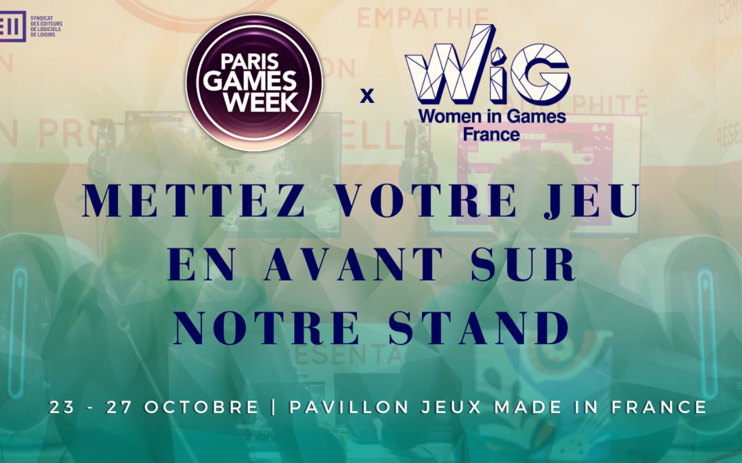 Appel à studios – Paris Games Week 2024