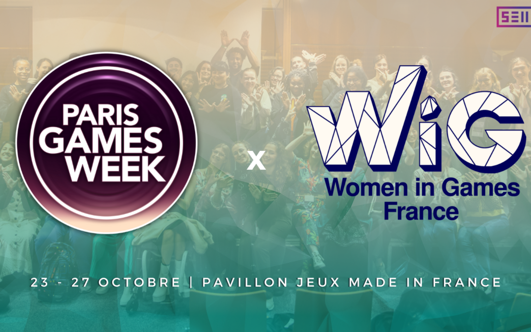 Women in Games France célèbre la mixité et l’inclusion à la Paris Games Week, du 23 au 27 octobre sur l’espace Jeux Made in France et au-delà